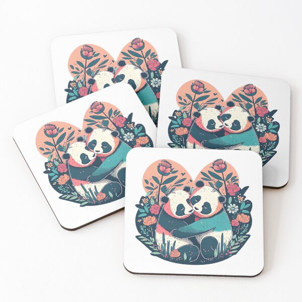 Item preview, Embraced pandas designed and sold by Warehouse46.