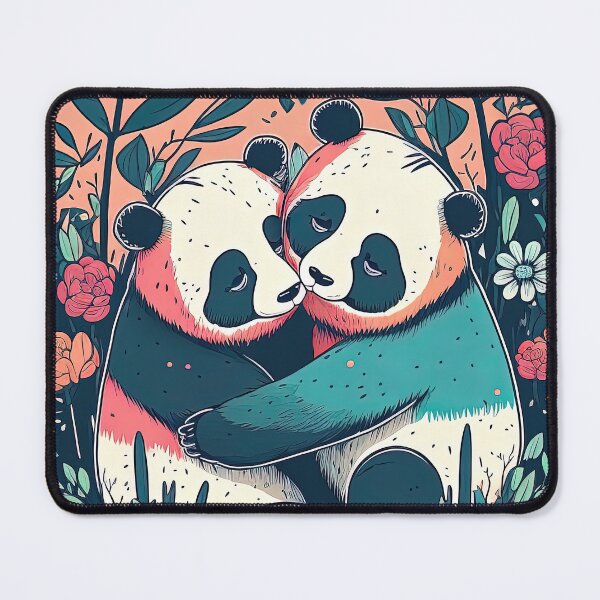 Item preview, Embraced pandas designed and sold by Warehouse46.