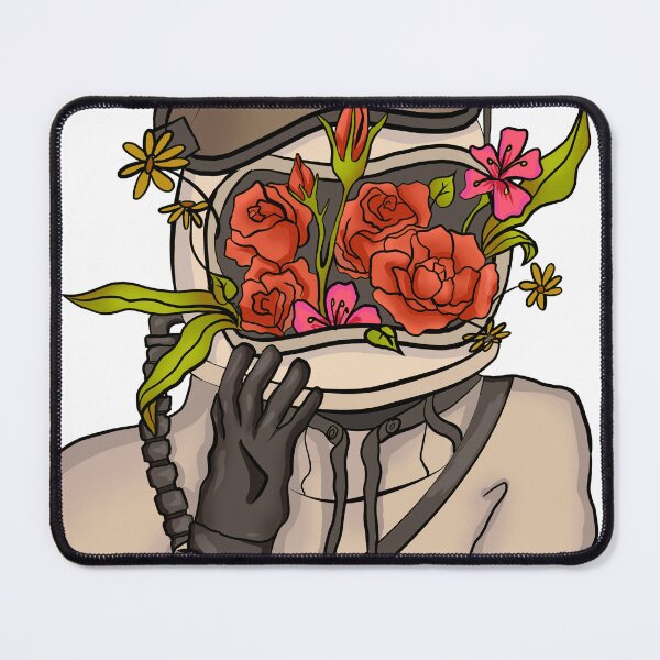 Item preview, Astronaut with flowers sticker designed and sold by Hira Noor.