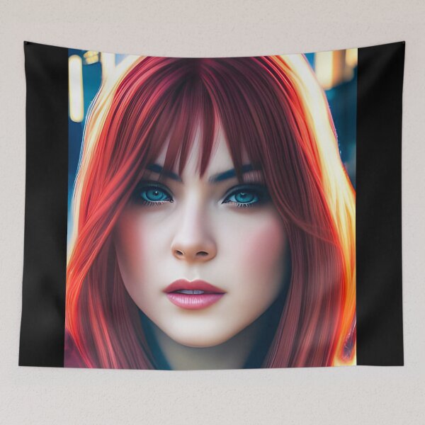 Item preview, Red Girl Rosanna designed and sold by DoublecrashArt.