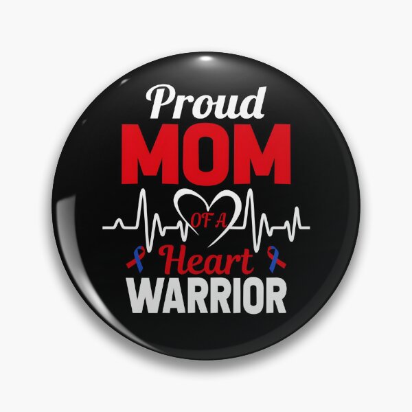 Item preview, Proud Mom of a Heart Warrior CHD Awareness designed and sold by Adolfo114.