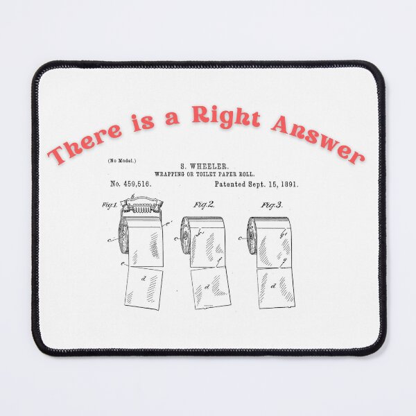 Item preview, The Right Way to Hang Toilet Paper designed and sold by marnificus.