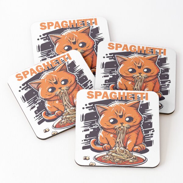 Item preview, Cat Eating Spaghetti #7 designed and sold by TotalDesine.