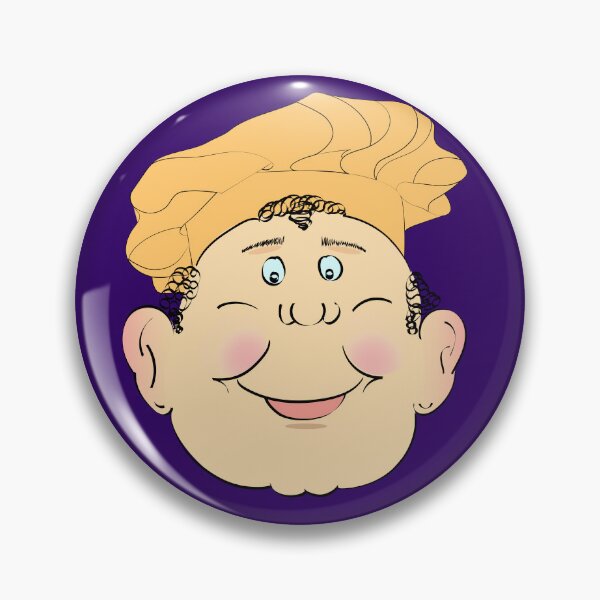 Item preview, Face, male chef, confectioner, illustration, cartoon, doodle designed and sold by Ihor Ivanov.