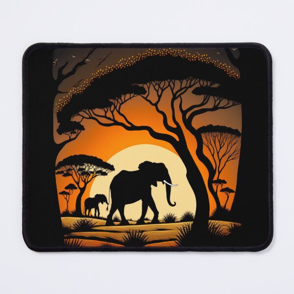 Item preview, Africa Savanna Elephant Love African Safari Vacation Souvenir designed and sold by JackCurtis1991.