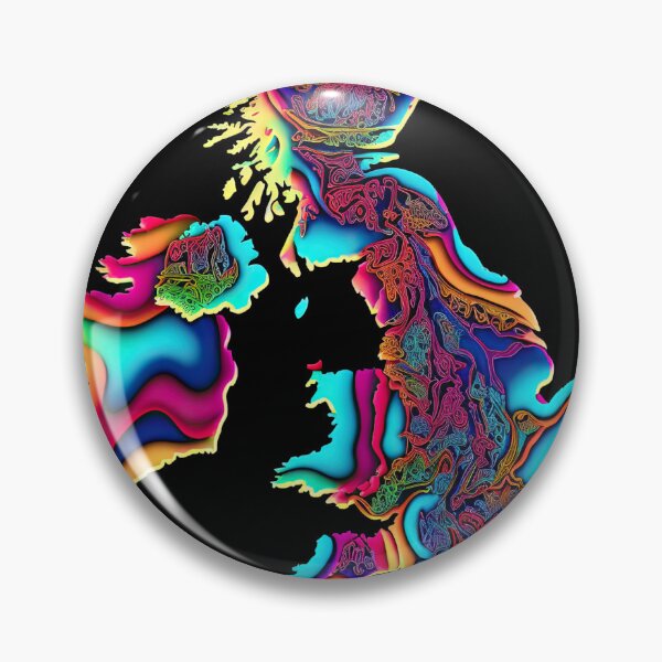 Item preview, Psychedelic United Kingdom designed and sold by ai-datamancer.