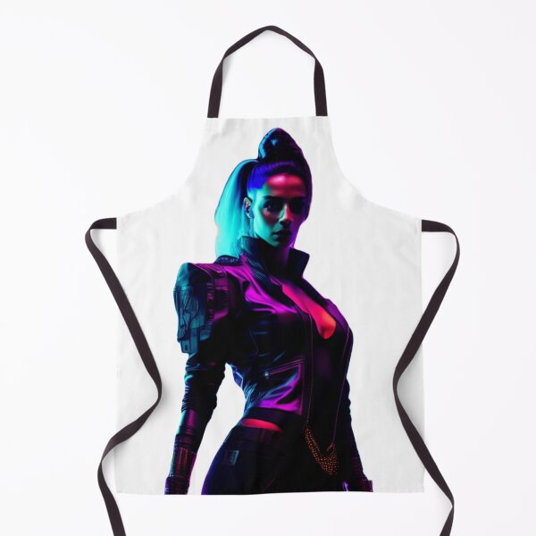 Item preview, Neon Cyberpunk Kawaii Girl designed and sold by Basunat.