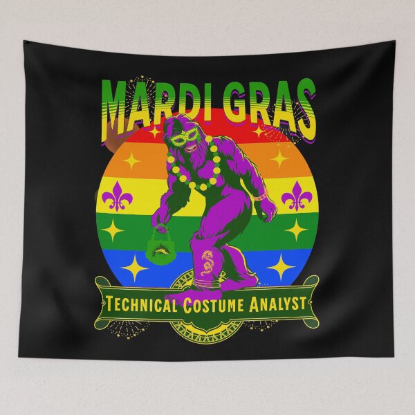Item preview, Mardi Gras Technical Costume Analyst designed and sold by GoPublicTeam.