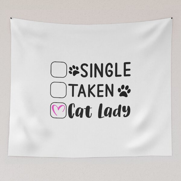 Item preview, Single Taken Cat Lady designed and sold by teamph.