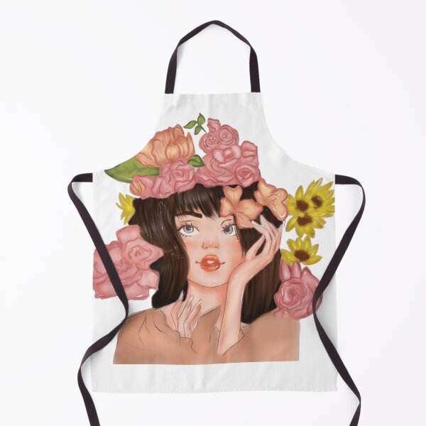 Item preview, Flower Girl sticker designed and sold by Hira Noor.