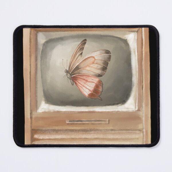 Item preview, Cool vintage TV with a butterfly designed and sold by AEROSPACE-IND.