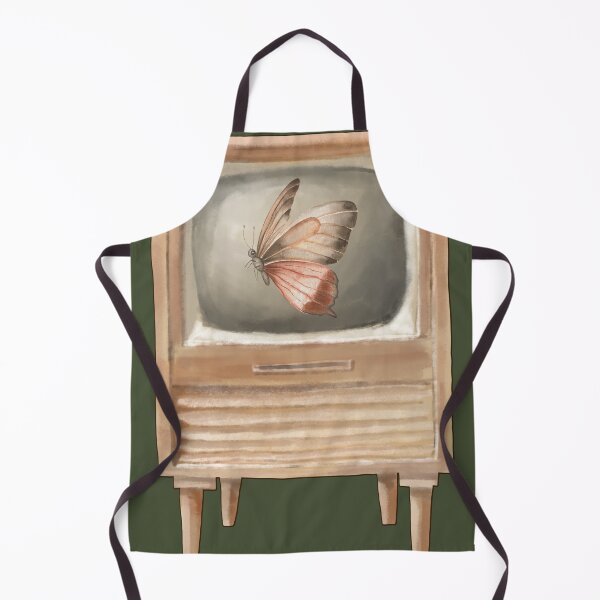 Item preview, Cool vintage TV with a butterfly designed and sold by AEROSPACE-IND.