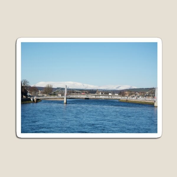 Ben Wyvis with Ness Bridge, Inverness Magnet