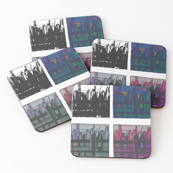 Item preview, Liminal Space in Combined Colour Abstraction through 4 windows designed and sold by BlackArtichoke.
