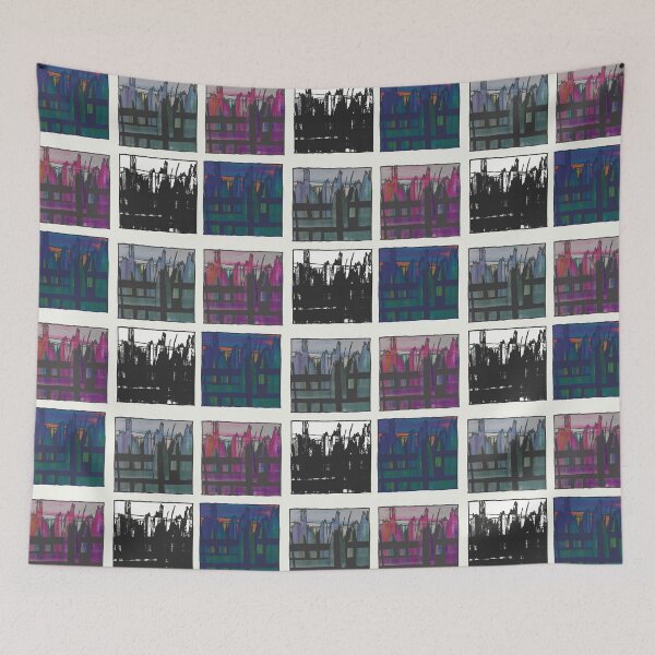Item preview, Liminal Space in Combined Colour Abstraction through 4 windows designed and sold by BlackArtichoke.
