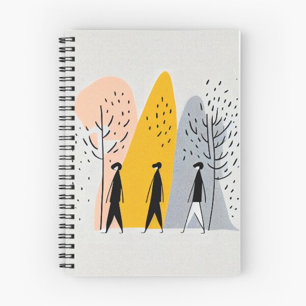 Item preview, Tree Friends Mid-Century Modern Boho designed and sold by PinkNomad.