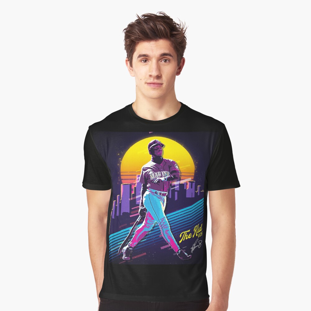 Vintage 80's Ken Griffey Jr The Kid Baseball Signature Unisex T-Shirt –  Teepital – Everyday New Aesthetic Designs