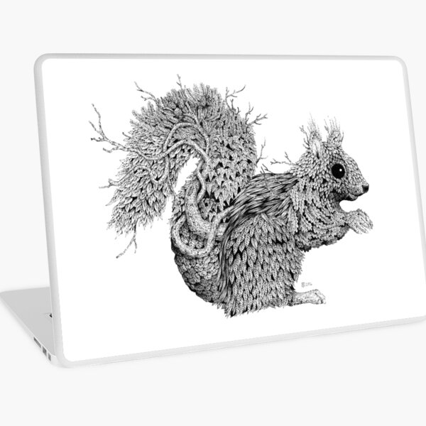 Leaf Squirrel Laptop Skin