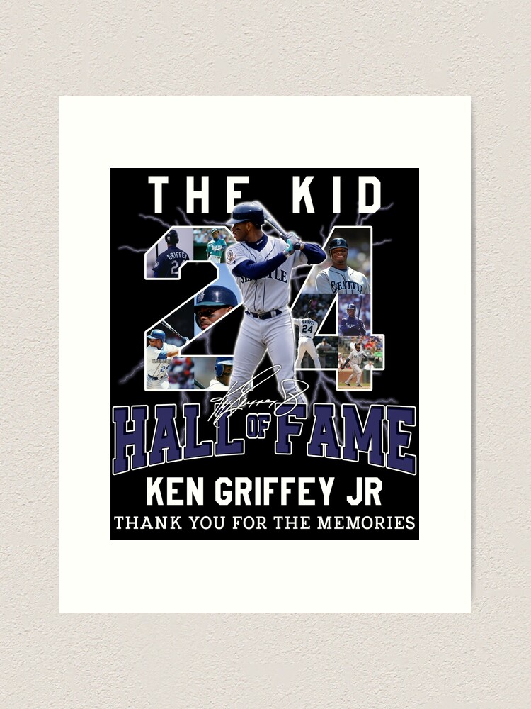 Ken Griffey Jr The Kid Seattle Baseball Legend Signature Vintage Retro 80s  90s Bootleg Rap Style Poster for Sale by nitzalivia