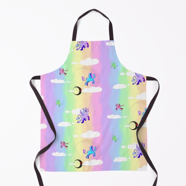 Item preview, Rainbowpuke unicorns but something dark is in the background designed and sold by Ivané Darkmore.