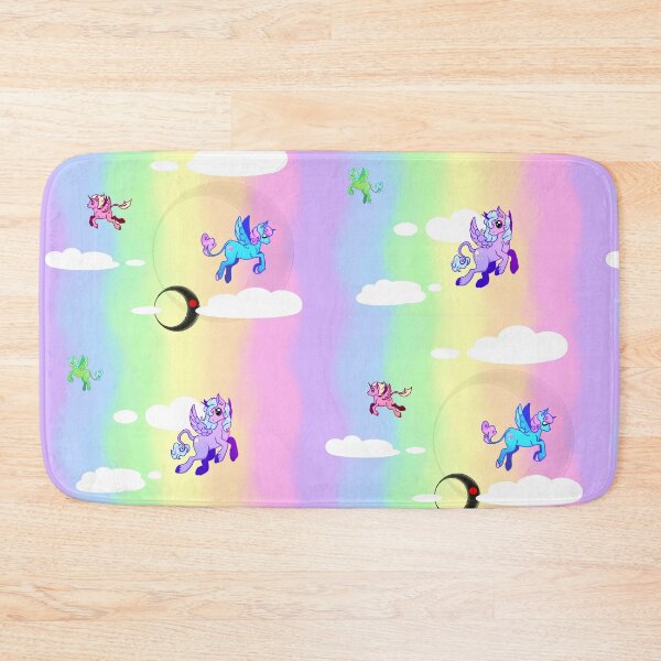 Item preview, Rainbowpuke unicorns but something dark is in the background designed and sold by Ivané Darkmore.