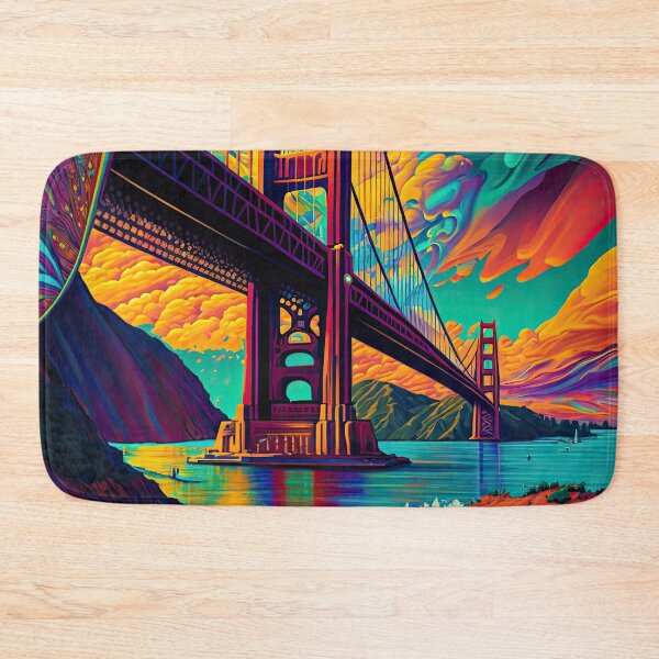 Item preview, Golden Gate Bridge v1 designed and sold by ai-datamancer.