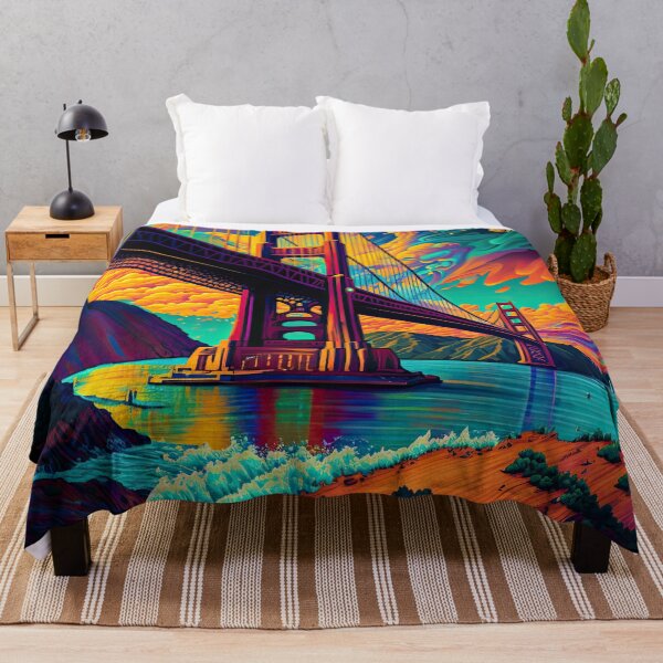 Item preview, Golden Gate Bridge v1 designed and sold by ai-datamancer.