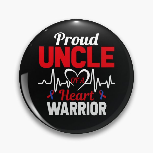 Item preview, Proud Uncle of a Heart Warrior CHD Awareness designed and sold by Adolfo114.