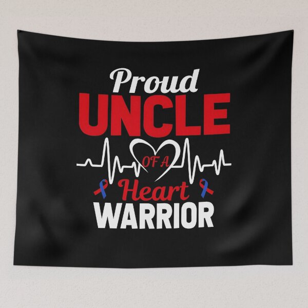 Item preview, Proud Uncle of a Heart Warrior CHD Awareness designed and sold by Adolfo114.