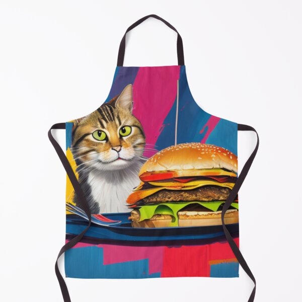 Item preview, A Big Burger - A Cat's Conceptual Love for Burgers designed and sold by WBP Mart.