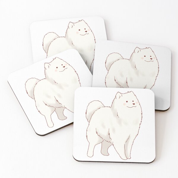 Item preview, Samoyed dog illustration  designed and sold by Mayarart.