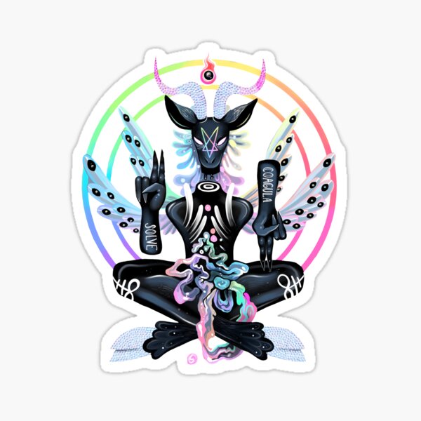 Baphomet Kawaii Rainbow Pastel Anime Horned Goat' Unisex Jersey T-Shirt