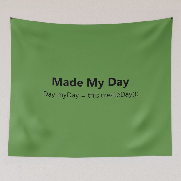Item preview, Made My Day Funny Programmer Object-Oriented C# C++ designed and sold by Creekman Designs.