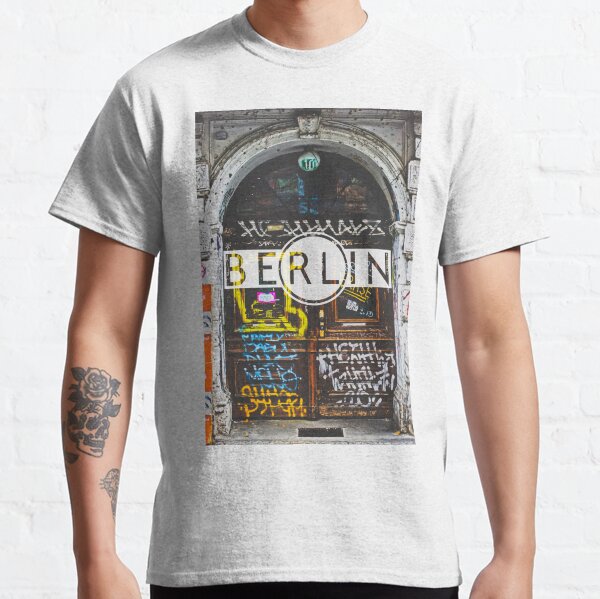 Berlin Grafitti Typography Print Classic T-Shirt