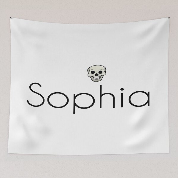Item preview, Sophia Cute Skull Name  Best Sofia Ever designed and sold by ProjectX23.