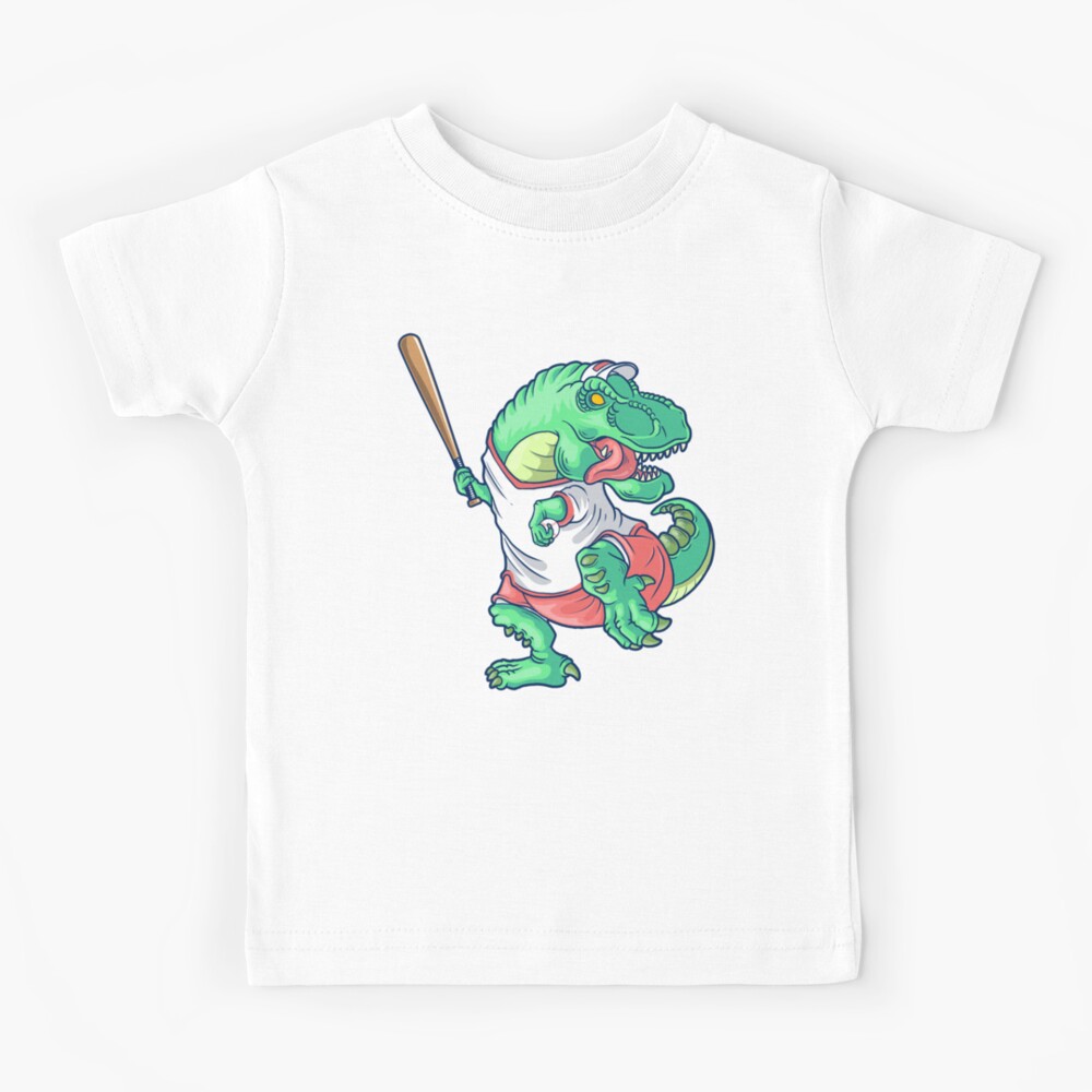 Shamrock Saurus Youth Baseball Jersey for Irish Son and Daughter