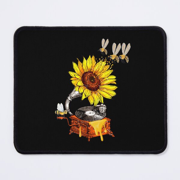 Item preview, Sunflower Gramophone with Bees designed and sold by LifeofWindy.