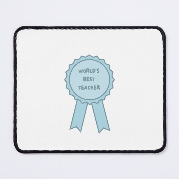 Item preview, World's Best Teacher Award Blue designed and sold by helenmaria-.