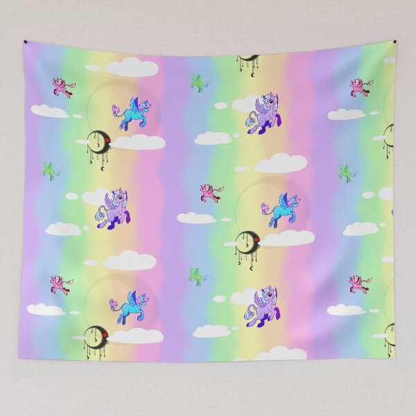 Item preview, Rainbow puke unicorns the darkest one yet designed and sold by Ivané Darkmore.