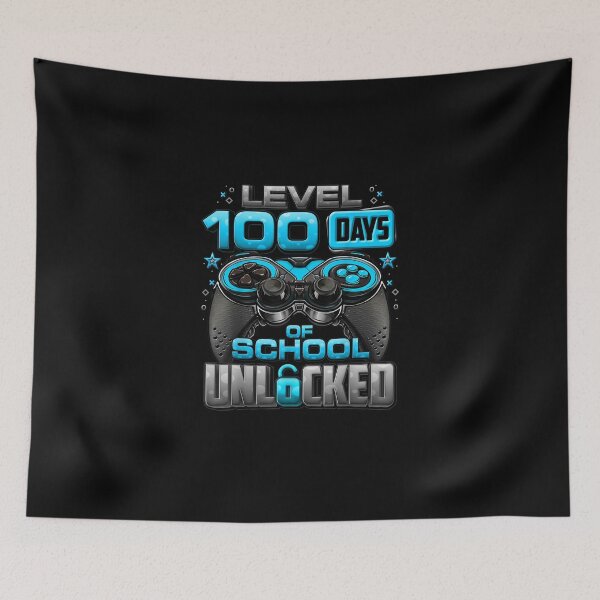 Item preview, Level 100 Days Of School Unlocked Boys 100th Day Of School  designed and sold by jounior ⭐⭐⭐⭐⭐.