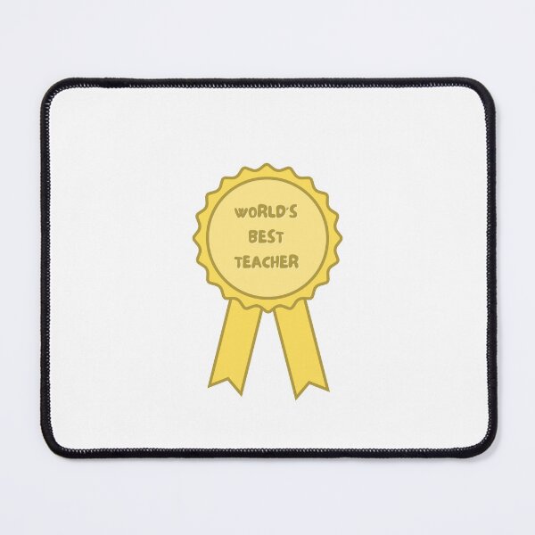 Item preview, World's Best Teacher Award Yellow designed and sold by helenmaria-.