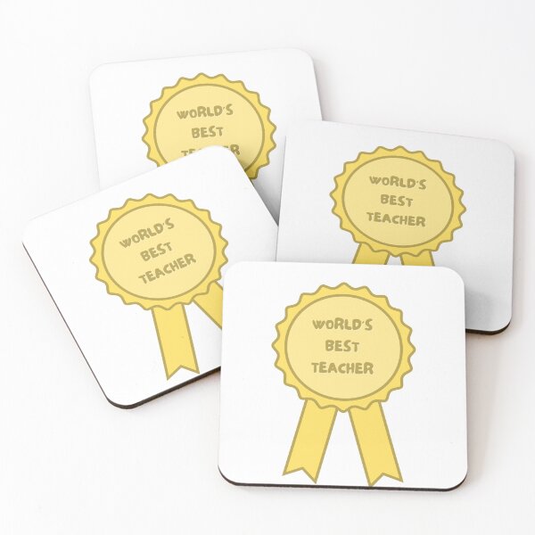 Item preview, World's Best Teacher Award Yellow designed and sold by helenmaria-.