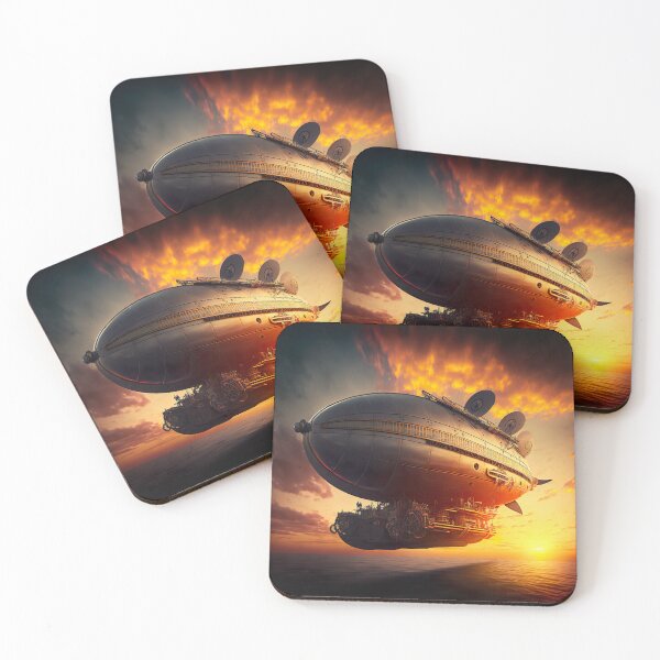 Item preview, Steampunk Airship - Victorian Era Science Fiction designed and sold by Styrman.