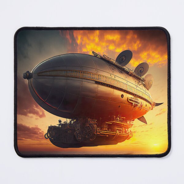 Item preview, Steampunk Airship - Victorian Era Science Fiction designed and sold by Styrman.