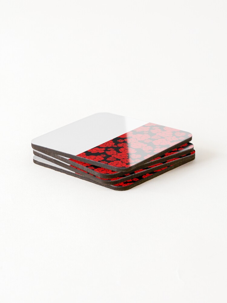 Thumbnail 4 of 5, Coasters (Set of 4), Roses designed and sold by Rcoiley.