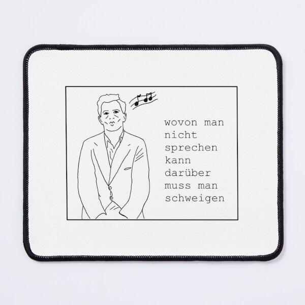 Item preview, Wittgenstein Whistling designed and sold by philosophystuff.