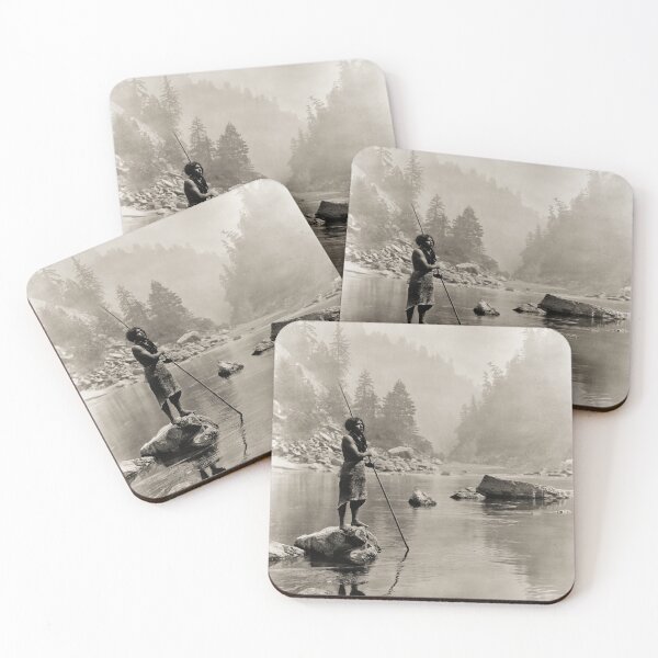 Item preview, Smoky day at the Trinity River Sugar Bowl - Hupa, 1923 designed and sold by World Vintage Photos.