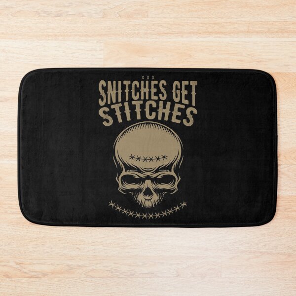 Item preview, Snitches get Stitches designed and sold by GangBangGang.