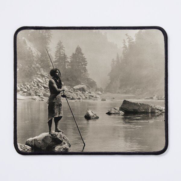 Item preview, Smoky day at the Trinity River Sugar Bowl - Hupa, 1923 designed and sold by World Vintage Photos.