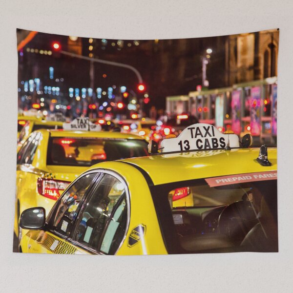 Item preview, Taxis in Melbourne City designed and sold by ea-photos.